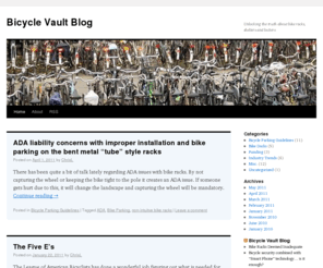 bicycleparkingguidelines.com: Bicycle Parking Guidelines
