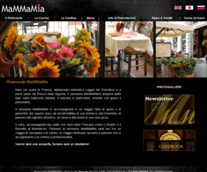 mammamiafirenze.it: Ristorante Pizzeria MaMMaMia Firenze - Il più tipico e romantico tra i ristoranti di Firenze centro
Il ristorante MAMMAMIA situato nel cuore di Firenze, presso l'antica Loggia del Porcellino, propone piatti tipici della tradizione italiana e toscana.