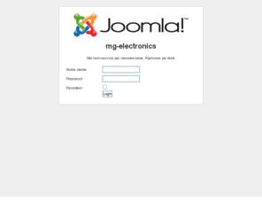 mg-electronics.com: Mg-electronics
Joomla! - il sistema di gestione di contenuti e portali dinamici
