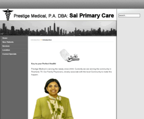 saiprimarycare.com: Introduction
unique values the phicisan is providing. Healthy living, proper maintenance of health