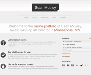 ancestralartsinc.com: Sean Mosley - Online Portfolio
Sean Mosley Portfolio- A HTML/CSS site with jQuery