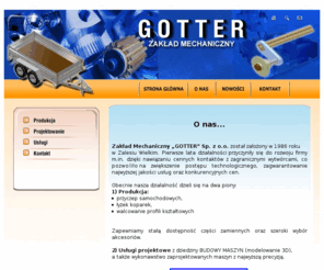 gotter.com.pl: Zakład Mechaniczny GOTTER
Zakład Mechaniczny GOTTER 