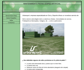 mantenimientopadel.com: Mantenimiento e instalación pistas de Pádel
Mantenimiento e instalación de pistas de pádel