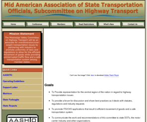 mississippivalleycommittee.com: Mississippi Valley Committee on Highway Transport
