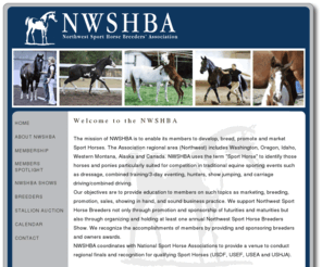 nwshba.com: Northwest Sporthorse Breeders Association
