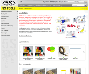 5smarket.com: 5S TOOLS, 5S eszközök webáruháza
Nálunk mindent megtalál ha az 5S szabványnak megfelelő terméket keres!