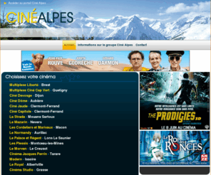 cinealpes.com: Ciné Alpes - Accueil !
Le site officiel du Ciné Alpes : Les films à l'affiche, les horaires des séances, les informations concernant les films, les bandes-annonces et un aperçu des prochaines projections de film à venir.