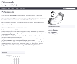 poltoragoscia.pl: Półtoragościa
