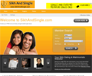 Sikh Faces .com Dating and Matrimonial site for Sikh Singles