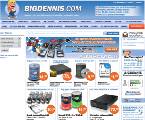 bigdennis.com: BigDennis
 Bigdennis.com, uw internetwinkel. dvd en cd recordables inkt toner