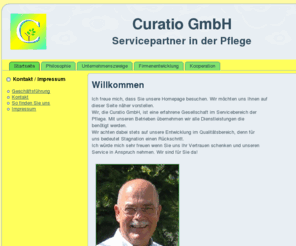 curatio.info: Willkommen
Curatio GmbH - Ihr Servicepartner in der Pflege