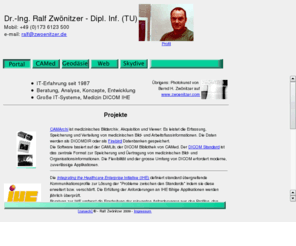 d-icom.com: Ralf Zwoenitzer (Index)
Ralf Zwoenitzer - Diplom Informatiker