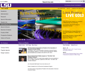 lsualum.com: Louisiana State University
LSU is the flagship university for Louisiana, supporting land, sea and space grant research.