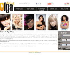 olgadating.com: Welcome to OlgaDating.com
Olga Dating  is the ukrainian dating agency.