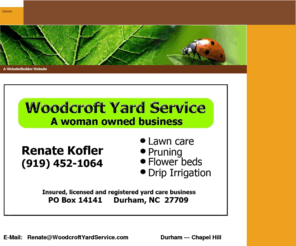 woodcroftyardservice.com: A WebsiteBuilder Website - Home
Woodcroft Yard Service