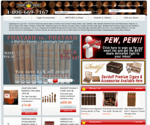 cigarbites.com: Cigarking.com - Your No. 1 Source for Discount Cigars, Scottsdale Cigar Store, Scottsdale Cigar Lounge  - CigarKing.com
Discount prices on the most popular cigars, accessories, and more Discount prices on the most popular cigars