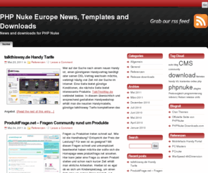 phpnuke-europe.org: PHP Nuke Europe News, Templates and Downloads
News and downloads for PHP Nuke