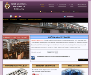 ranf.com: Real Academia Nacional de Farmacia
Real Academia Nacional de Farmacia