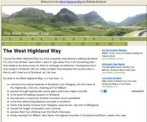 walkinginscotland.org: West Highland Way by Walking Scotland - Welcome
All the information you need to plan your trip along the West Highland Way, from Glasgow to Fort William, in the heart of the Scottish Highlands.