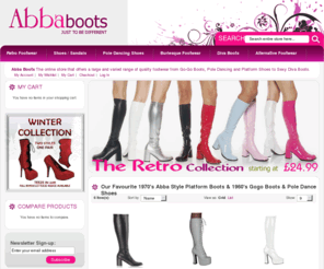 Abba Style Platform Boots, Gogo Boots 