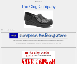 clognation.com: Welcome to The Clog Company
The Clog Company is your top source for Clogs in the US! Our stores carry top brands of Clogs in many different styles such as the Professional, Sonja, Ingrid and more...