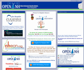 opennh.net: OPEN NH

 Welcome New Hampshire Educators