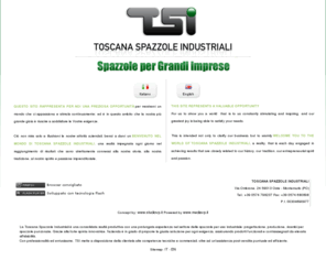 toscanaspazzole.com: Toscana Spazzole Industriali | Ricambi spazzole
Toscana Spazzole Industriali opera da molti anni nella progettazione, produzione e commercializzazione di spazzole per usi industriali. Esperienza e competenza ad ogni livello di servizio, compresa assistenza post-vendita e fornitura di ricambi per spazzole.