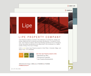 chanticosouth.com: Lipe Property Company | lipeproperty.com
Lipe Property is a boutique real estate company that focuses on the development of quality residential and commercial real estate properties.