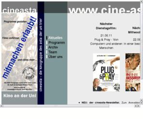 cine-asta.de: cineasta Uni Trier - Die AStA Kinogruppe
CineAStA Uni Trier