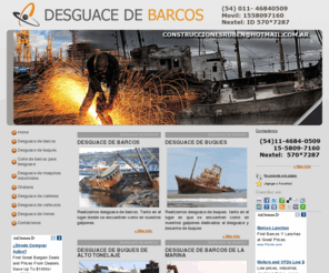 desguace-de-barcos.com: Desguace de barcos
 - Desguace de barcos, despiece y desarmadero de barcos y embarcaciones 