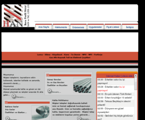 hanmetal.net: HAN Boru Profil Metal SAN. ve TİC. LDT. ŞTİ
