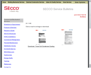 hvacbulletins.com: SECCO Inc. – Service Bulletins
SECCO Inc Service Bulletins For all brand names, Trane, Amana, ect.