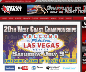 watchgrappling.com: Grapplers Quest Submission Grappling Tournaments BJJ Competitions Wrestling Events
Grapplers Quest Grappling Tournaments, BJJ Events, Brazilian Jiu Jitsu Competition, Submission Tournament, wrestling meet, grappling news forum