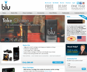 vapor-ventures.com: Electronic Cigarette by blu E Cigarette -  Home
blu electronic cigarette looks and taste like a real cigarette. Make the switch to blu the smokeless e cigarette today. You can be smoke free with blu the most popular ecigarette.