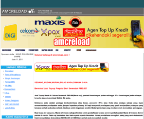 amcreload.com: .:amcreload.com:.
digi,cellcom,e-reload,italk,maxis