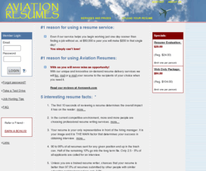 aviationresumes.com: Aviation Resumes :: Pilot Resumes :: Resume Writing Service
AviationResumes.com - Resume Writing Service for Pilots and other aviation personnel.
