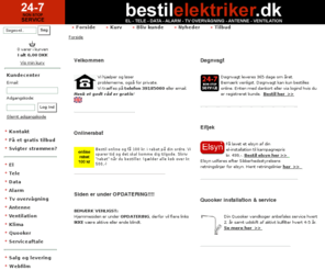 xn--sknstrm-fxa9o.com: bestilelektriker.dk - Telefon 39185060 - Beregn og bestil online 24/7/365......................................................
Aut. elinstallatr kbenhavn