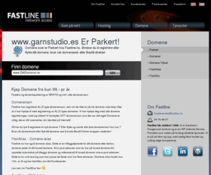 garnstudio.es: Dette Domene Er Bestilt og Parkert hos - Fastline.no
Bestill domene og webhotell hos Fastline.no - Gratis Domeneparkering