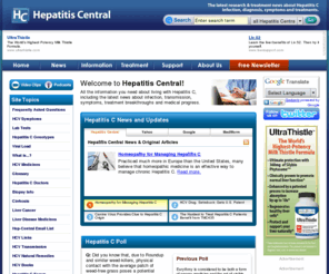 hepatitiscentral.net: Hepatitis Central - Living with Hepatitis C, Hepatitis C Awareness, Hep C, HCV
Hepatitis C: All the information you need about Living With Hepatitis C, including the latest news about infection, transmission, symptoms, treatment breakthroughs and medical progress.