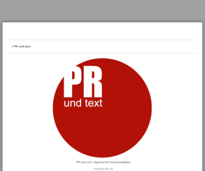prundtext.org: PR und text
Marketingagenturen