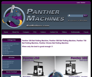 panther bat rolling machine