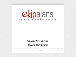 ekipajans.com: Ekip Ajans | Baskı Tanıtım Reklam
Firmanızın imajını tazeleyip tanıtımını yapıyoruz.