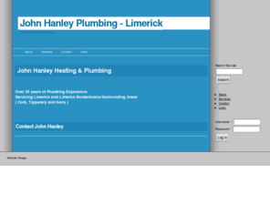 hanleyplumbing.com: HanleyPlumbing.com | John Hanley Heating & Plumbing - Adare Co. Limerick
John Hanley Heating & Plumbing - Adare Co. Limerick