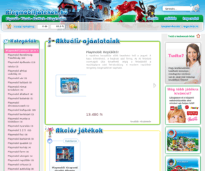 playmobiljatekok.hu: Playmobil játékok rendelés vásárlás - olcsó playmobil játék webáruház
playmobil játékok webáruház és játékbolt, játék rendelés, gyermekjátékok rendelése, gyerekjátékok, társasjáték gyerekeknek. Playmobil játékok rendelés olcsó árakon hatalmas választékban!