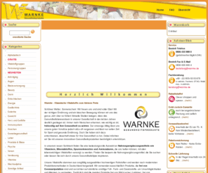 warnke.de: Warnke - Gesundheitsprodukte
 Warnke Gesunheitsprodukte GmbH & Co KG - Gesundheitsprodukte, Vitamine und Mineralstoffe in optimierter Zusammensetzung zu unschlagbaren Preisen. Direkt vom Hersteller einfach online bestellen.