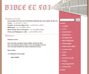 bible-et-foi.com: Bible et Foi
Bible et foi, la Parole de Dieu, des études bibliques, des articles, des forums, des annonces et l'annuaire chrétien.