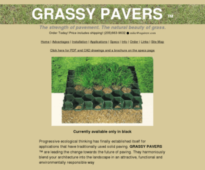 grassypavers.com: Grassy Pavers Grass Paver
Home,Grassy Pavers,Ecological,paving parking lots,fire lanes,golf cart paths,highway shoulders,crossovers,pedestrian and bike trails,driveways