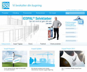 jydsktagdaekning.com: Icopal Danmark
Icopal er Europas fÃ¸rende leverandÃ¸r af byggeprodukter til beskyttelse af bygninger og konstruktioner.