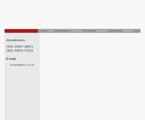 sinalgold.com: Sinalgold - Máquinas de Sinalização Viária.
Sinalgold, Fabricação de Máquinas de Sinalização, Demarcação Viária, Acessórios de comando eletrônico, Serviço de Demarcação e Sinalização de Vias Publicas, Industria de Máquinas manuais e autopropelidas de pintura asfáltica.