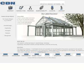 cdn-inc.com: Creative Design Network - Full Service Sustainable Product Design and Development
Creative Design Network (CDN) provides complete product design and development services, including industrial design, sustainable design, engineering, prototype, and manufacturing support